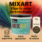 MixArt 7 kg – Piedra Líquida Color Personalizado