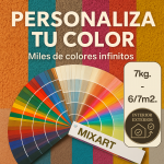 MixArt 7 kg – Piedra Líquida Color Personalizado - Imagen 6