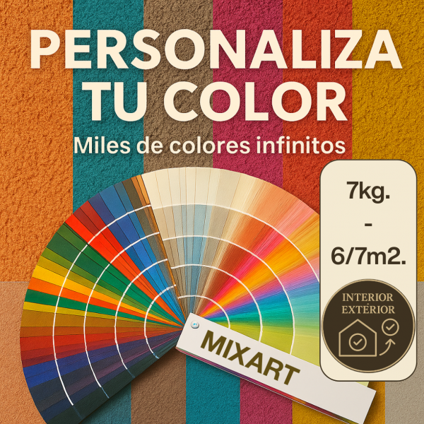 MixArt 7 kg – Piedra Líquida Color Personalizado - Imagen 6